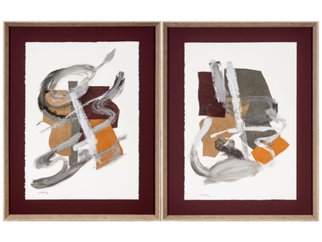 Juno I & II - Paper Painting by NOVOCUADRO ART COMPANY - view 2